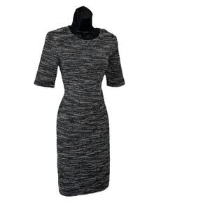 midi dress Size 6 Tweed Workwear Office Siren Career Church Professional